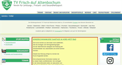 Desktop Screenshot of frischaufaltenbochum.de